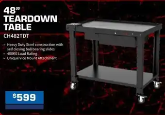 Burson Auto Parts 48" Teardown Table offer