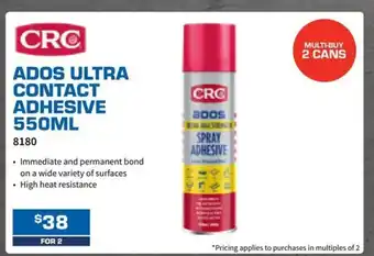 Burson Auto Parts Ados Ultra Contact Adhesive 550ml offer