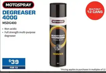 Burson Auto Parts Degreaser 400g offer