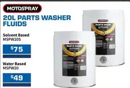 Burson Auto Parts Motospray Parts Washer Fluids Solvent Based MSPW20S offer