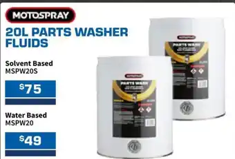 Burson Auto Parts Motospray Parts Washer Fluids Solvent Based MSPW20S offer