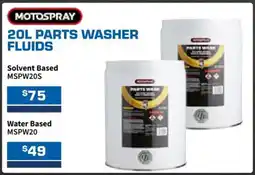 Burson Auto Parts Motospray Parts Washer Fluids Water Based MSPW20 offer