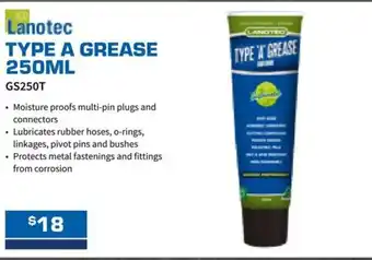 Burson Auto Parts Lanotec Type A Grease offer