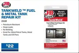 Burson Auto Parts TankWeld Fuel & Metal Tank Repair Kit offer