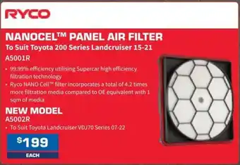 Burson Auto Parts Nanocel Panel Air Filter offer