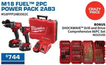 Burson Auto Parts M18 fueltm 2pc power pack 2ab3 offer