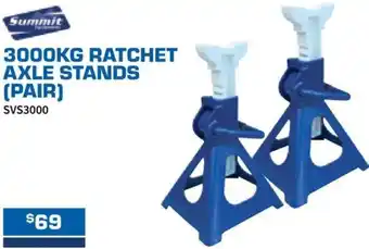 Burson Auto Parts 3000kg ratchet axle stands pair offer