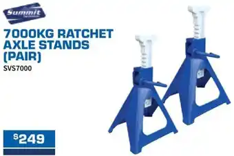 Burson Auto Parts 7000kg ratchet axle stands offer