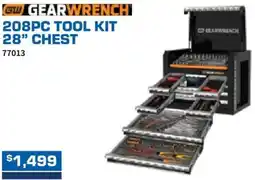 Burson Auto Parts Gw gearwrench 208pc tool kit 28 offer