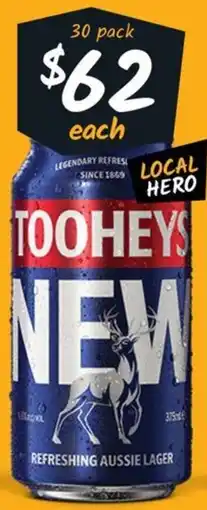 Cellarbrations Tooheys new can offer