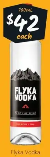 Cellarbrations Flyka Vodka offer