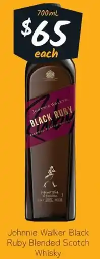 Cellarbrations Johnnie Walker Black Ruby Blended Scotch Whisky offer