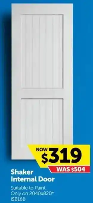 Doors Plus Shaker Internal Door offer