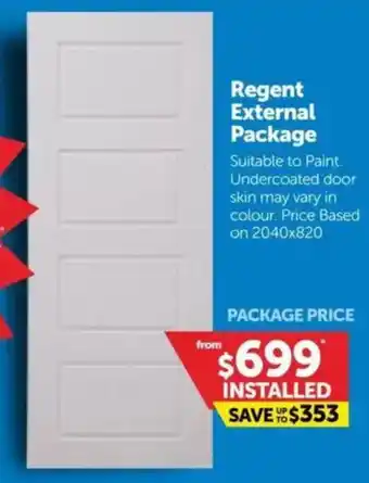 Doors Plus Regent External Package offer