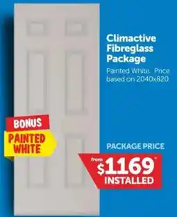 Doors Plus Climactive Fibreglass Package offer