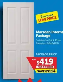 Doors Plus Marsden Internal Package offer