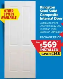 Doors Plus Kingston Semi Solid Composite Internal Door offer