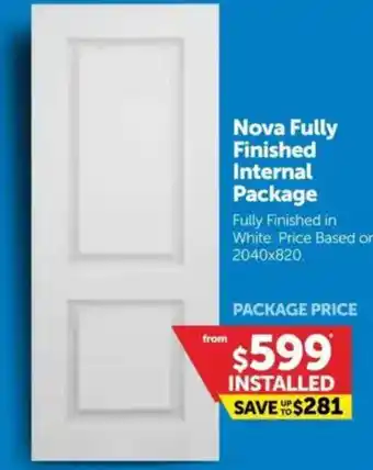 Doors Plus Nova Fully Finished Internal Package offer