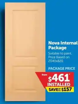 Doors Plus Nova Internal Package offer