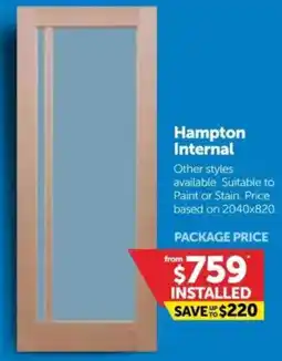 Doors Plus Hampton Internal offer