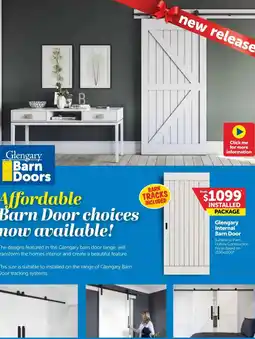 Doors Plus Glengary Barn Doors offer