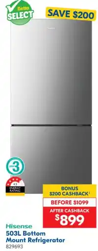 Betta 503L Bottom Mount Refrigerator offer