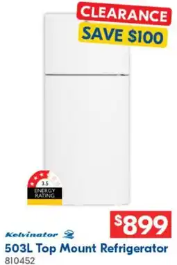 Betta 503L Top Mount Refrigerator offer