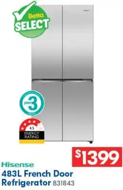 Betta 483L French Door Refrigerator offer