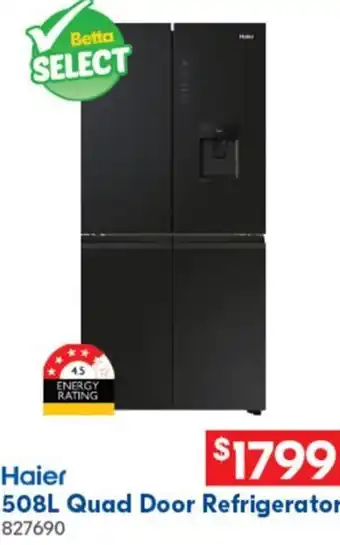 Betta 508L Quad Door Refrigerator offer