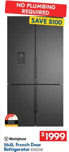 Betta 564L French Door Refrigerator offer