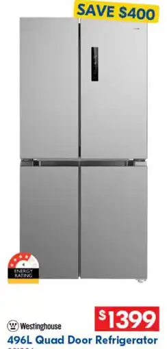 Betta 496L Quad Door Refrigerator offer