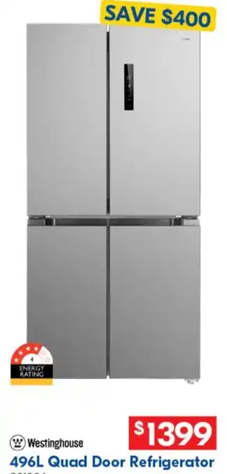 Betta 496L Quad Door Refrigerator offer