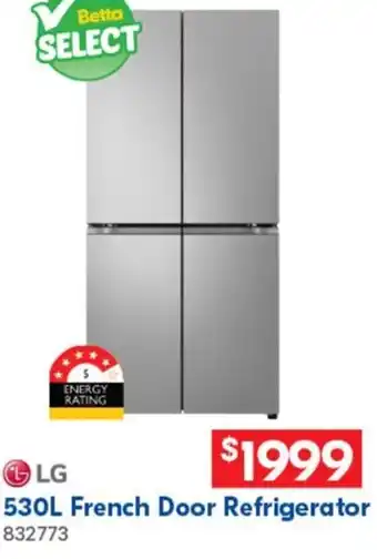 Betta 530L French Door Refrigerator offer