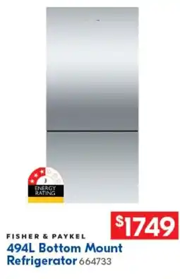 Betta 494L Bottom Mount Refrigerator offer