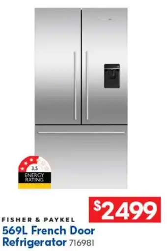 Betta 569L French Door Refrigerator offer