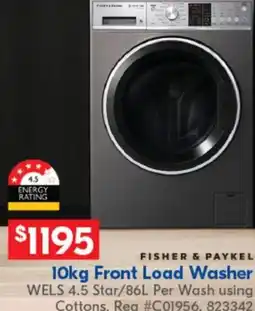 Betta Front Load Washer offer