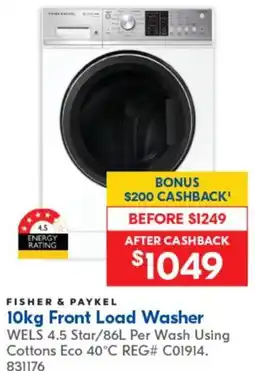 Betta Front Load Washer offer
