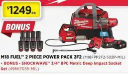 Gasweld Tool Centre M18 fuel2 piece power pack 2f offer