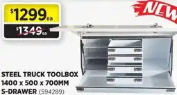 Gasweld Tool Centre Steel truck toolbox offer