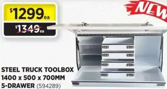 Gasweld Tool Centre Steel truck toolbox offer