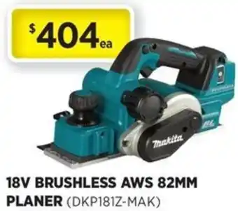 Gasweld Tool Centre 18v brushless aws 82mm planer offer