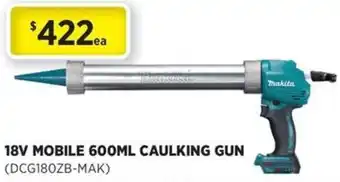 Gasweld Tool Centre 18v mobile 600ml caulking gun offer