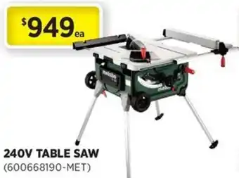 Gasweld Tool Centre table saw offer