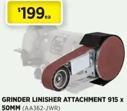 Gasweld Tool Centre Grinder linisher attachment offer