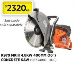 Gasweld Tool Centre Concrete saw offer