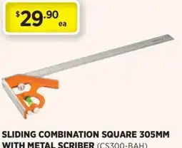 Gasweld Tool Centre Sliding combination square 305mm with metal scriber offer