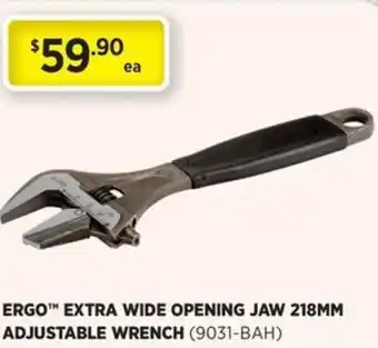 Gasweld Tool Centre Ergo extra wide opening jaw 218mm adjustable wrench offer