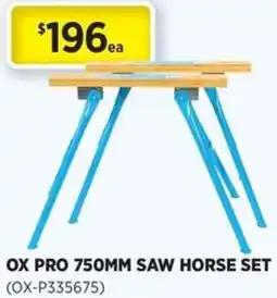 Gasweld Tool Centre Ox pro 750mm saw horse set offer