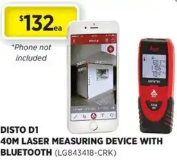 Gasweld Tool Centre 40m laser measuring device with bluetooth offer