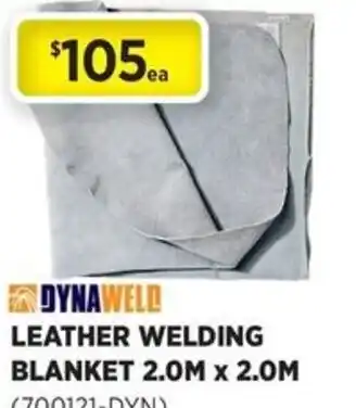 Gasweld Tool Centre Leather welding blanket offer